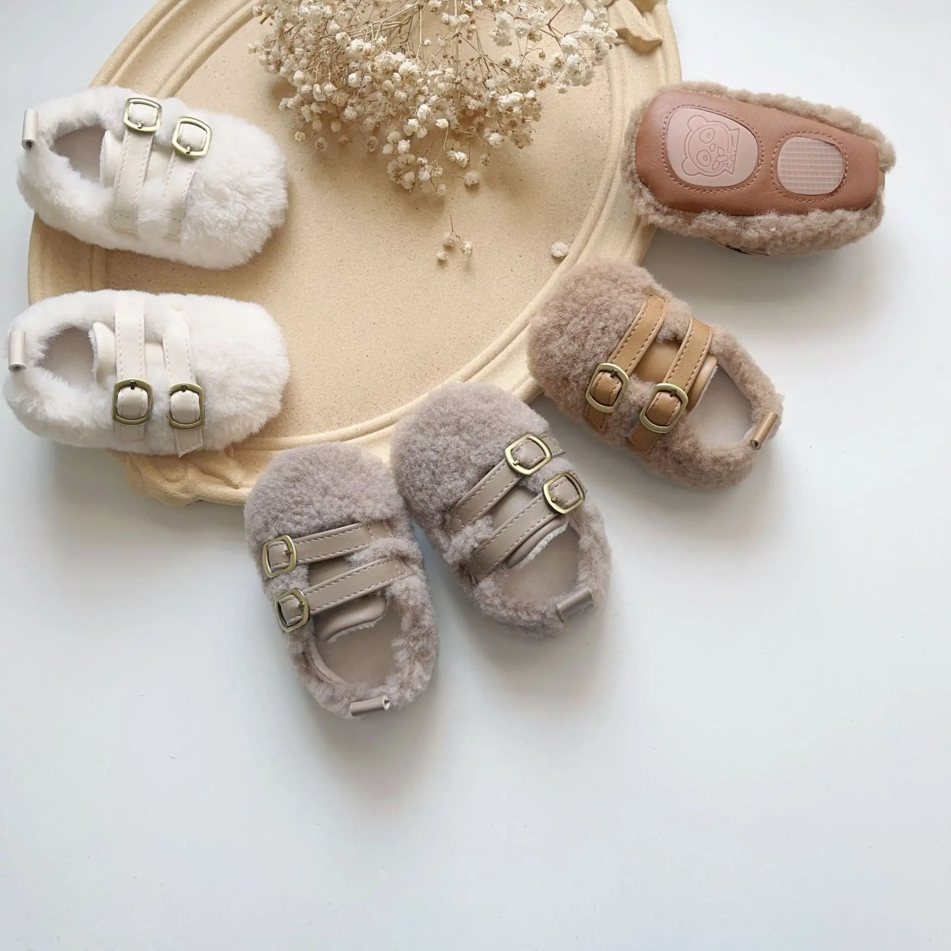 Fleece Lined Warm Baby Shoes for Kids 6-18 Months — feature 2