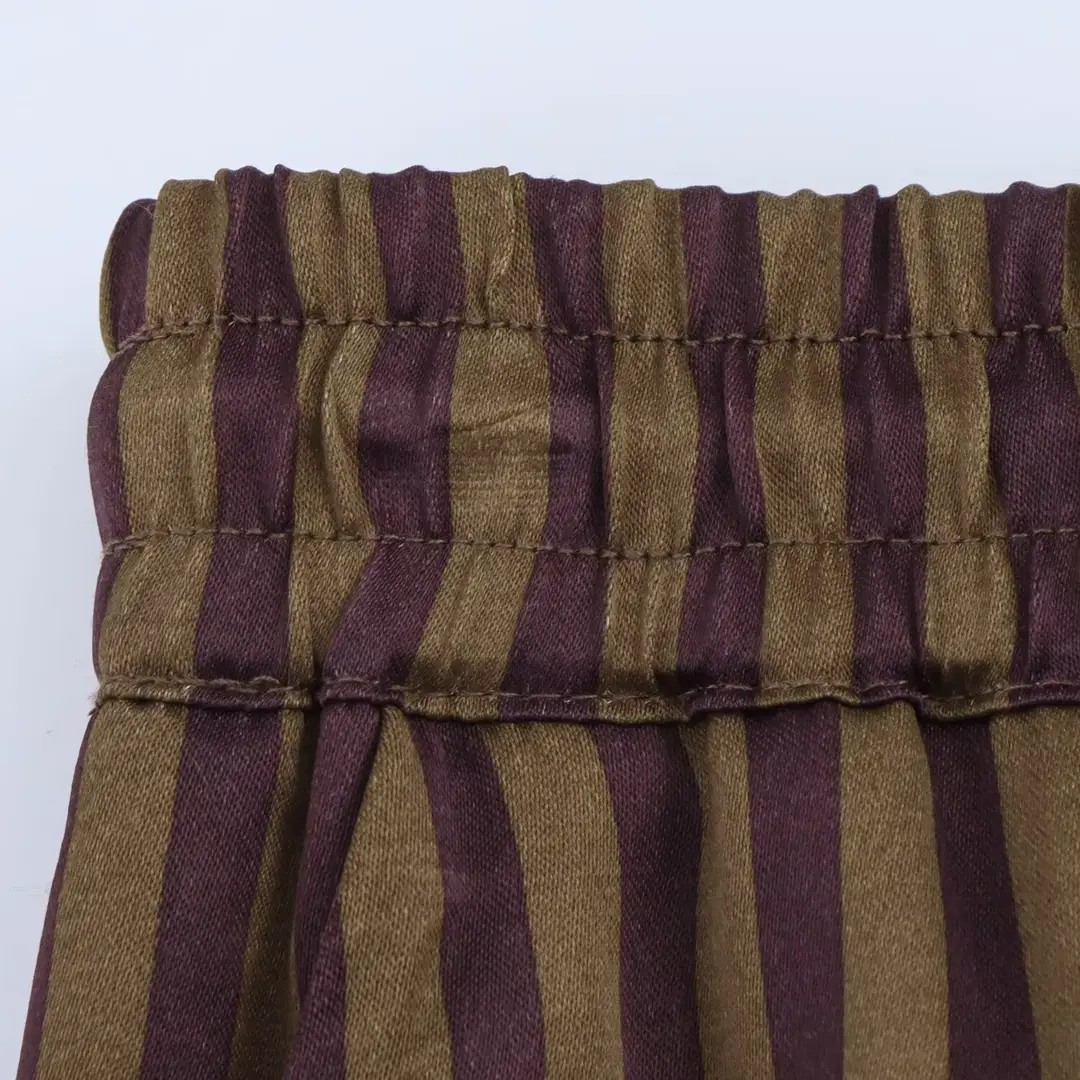 Nssf Homemade European and American Style Export New Women's Clothing Stripesd Silk Satin Texture Shirt Long Pants 229842 — feature 20