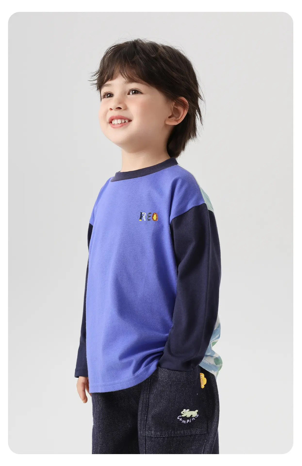 Boys Cartoon Print Patchwork T-Shirt Spring 2026 — feature 20
