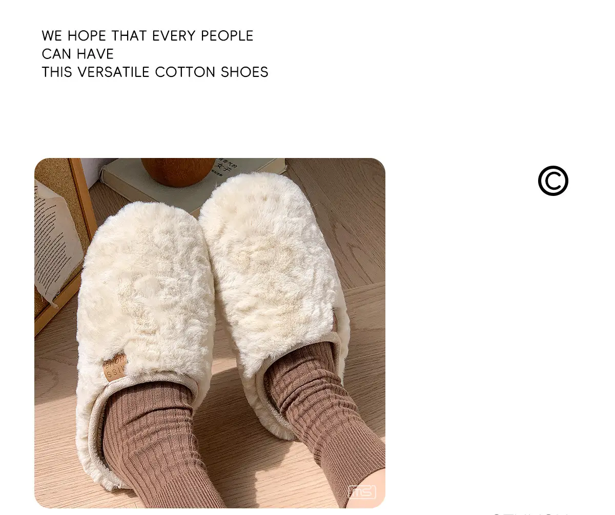 Women Faux Fur Slippers Warm Autumn Winter — feature 4
