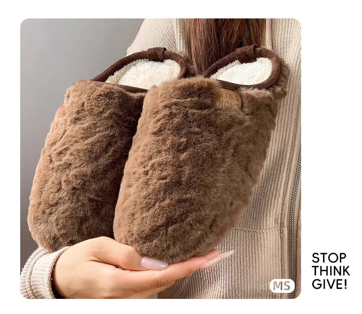 Women Faux Fur Slippers Warm Autumn Winter — feature 8