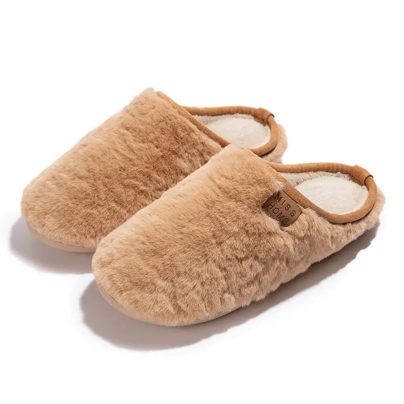 Women Faux Fur Slippers Warm Autumn Winter - Image 2