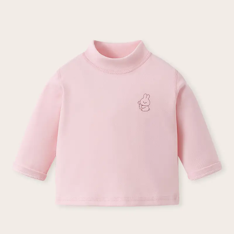 Baby T-Shirt Set with Cartoon Embroidery Winter Warm - Image 6