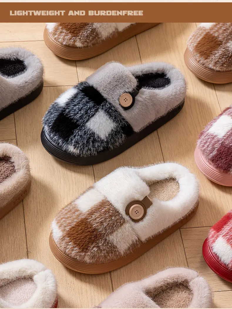 Men's Fleece Lined Indoor Slippers Autumn Winter 2025 — feature 3
