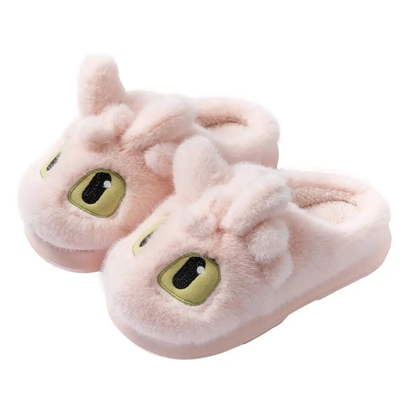 Maternity Women's Black Furry Slippers 2025