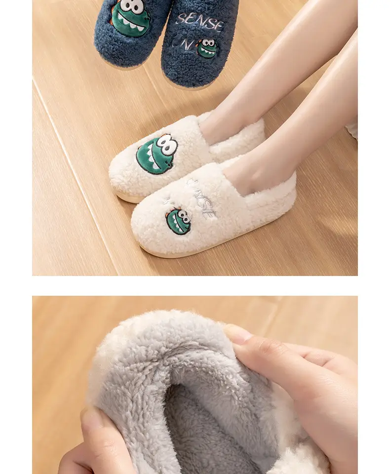 Cute Plush Slippers for Women Winter Warm — feature 10