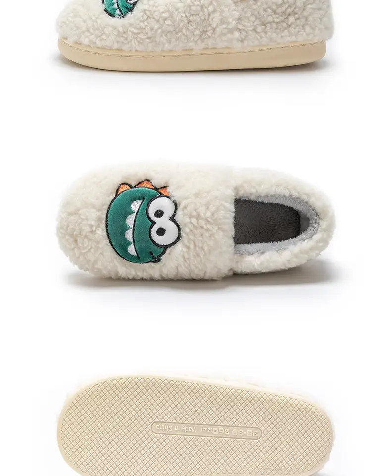 Cute Plush Slippers for Women Winter Warm — feature 20
