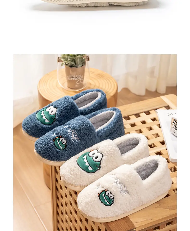 Cute Plush Slippers for Women Winter Warm — feature 21
