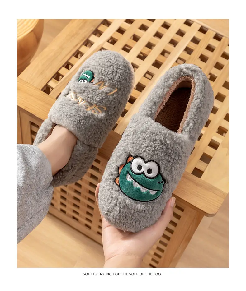 Cute Plush Slippers for Women Winter Warm — feature 24