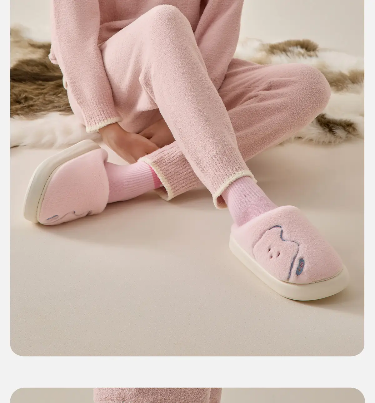 Women Winter Plush Cotton Slippers Warm Indoor Comfort — feature 16