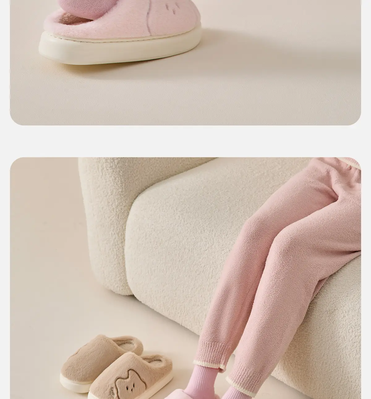 Women Winter Plush Cotton Slippers Warm Indoor Comfort — feature 20