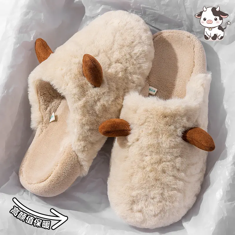 Maternity Slippers for Women New Autumn Winter Warm Soft Cotton - Image 4