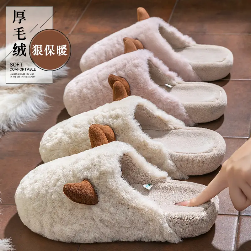 Maternity Slippers for Women New Autumn Winter Warm Soft Cotton - Image 7