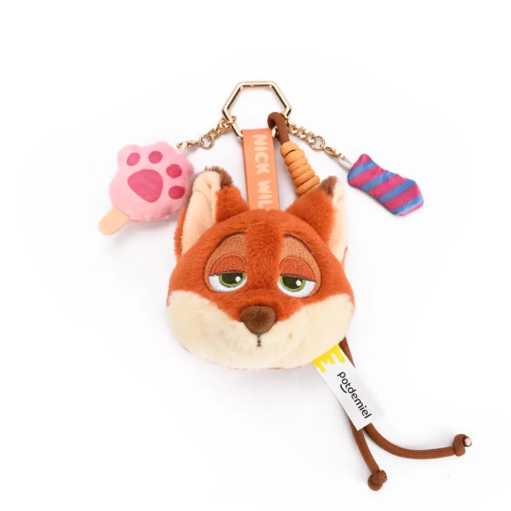 Authentic Disney Mickey Plush Doll Keychain Goofy Doll Pendant Donald Duck Judy Nick Backpack Accessory — feature 40