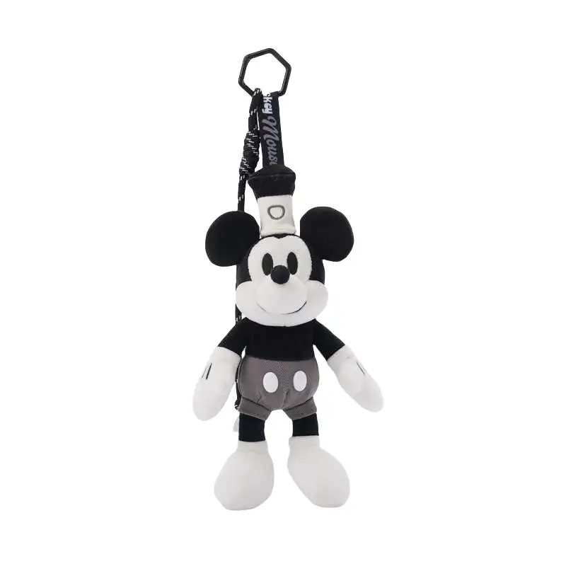 Authentic Disney Mickey Plush Doll Keychain Goofy Doll Pendant Donald Duck Judy Nick Backpack Accessory