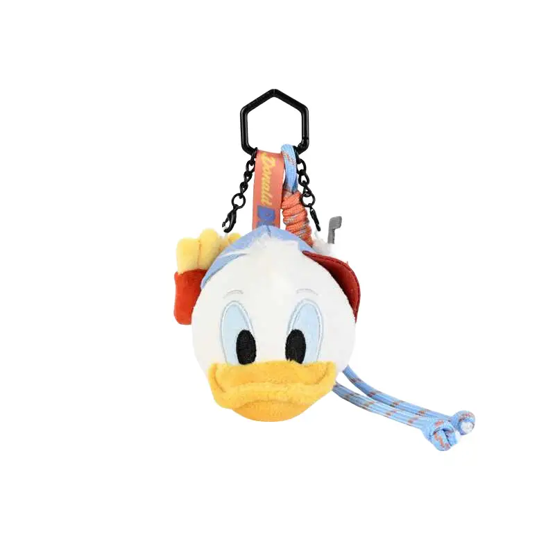 Authentic Disney Mickey Plush Doll Keychain Goofy Doll Pendant Donald Duck Judy Nick Backpack Accessory