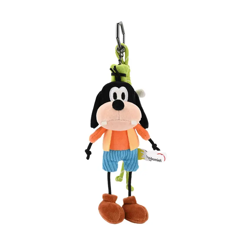 Authentic Disney Mickey Plush Doll Keychain Goofy Doll Pendant Donald Duck Judy Nick Backpack Accessory