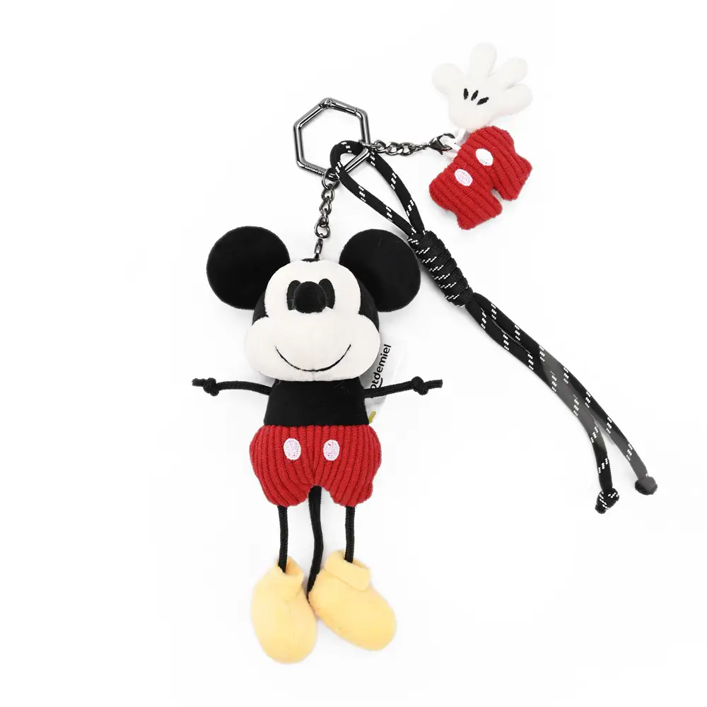 Authentic Disney Mickey Plush Doll Keychain Goofy Doll Pendant Donald Duck Judy Nick Backpack Accessory