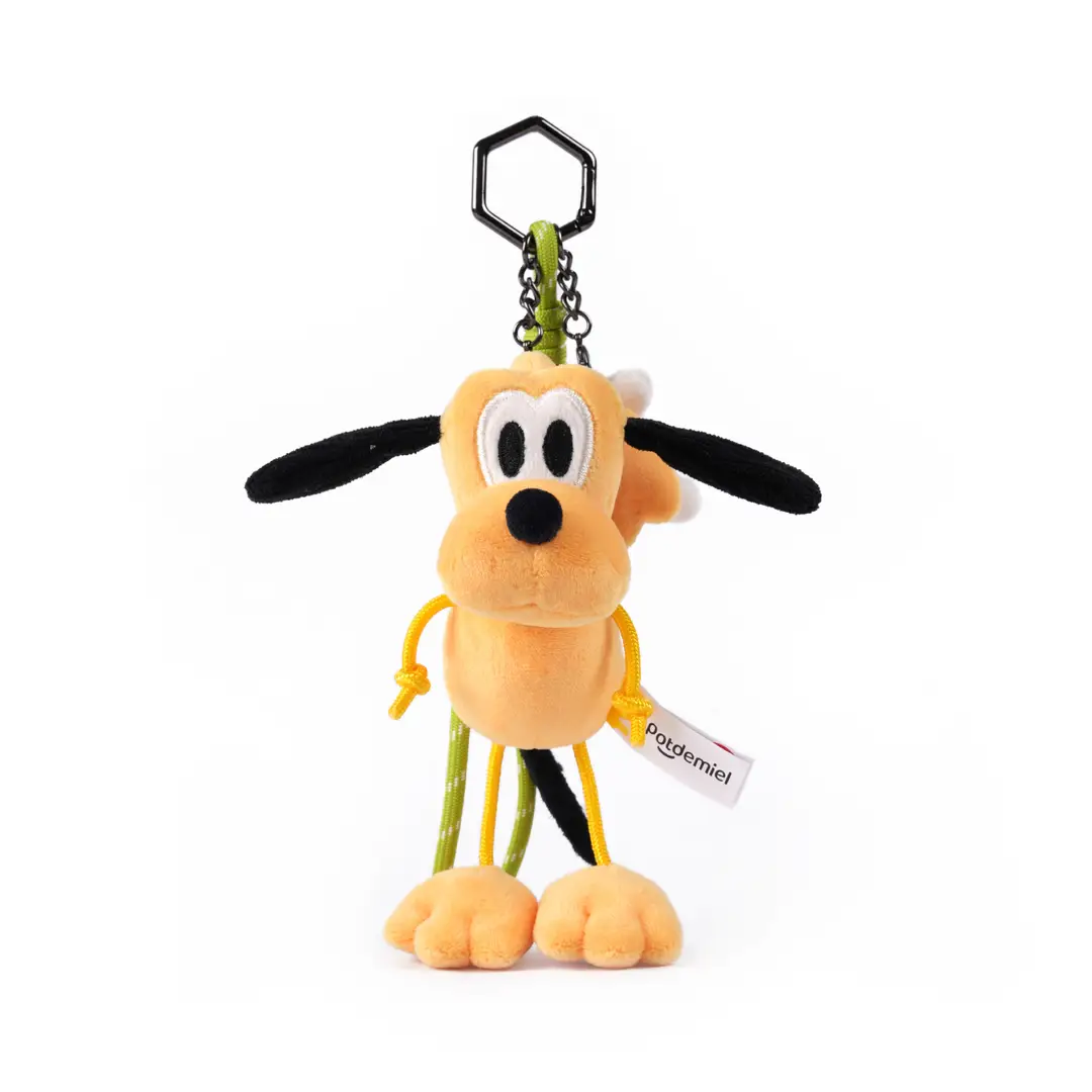 Authentic Disney Mickey Plush Doll Keychain Goofy Doll Pendant Donald Duck Judy Nick Backpack Accessory