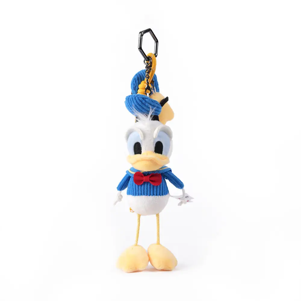 Authentic Disney Mickey Plush Doll Keychain Goofy Doll Pendant Donald Duck Judy Nick Backpack Accessory