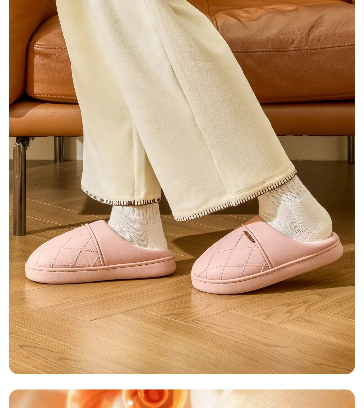 Waterproof Cotton Slippers for Women Autumn Winter Warm Non-Slip — feature 10