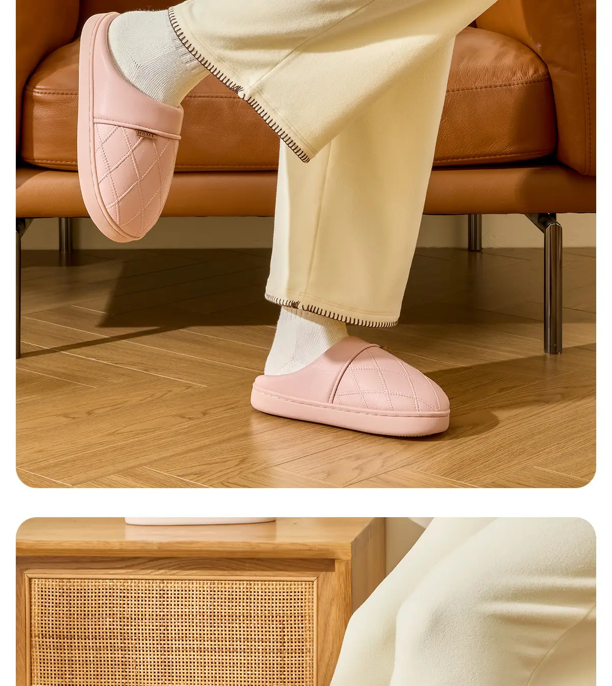 Waterproof Cotton Slippers for Women Autumn Winter Warm Non-Slip — feature 20
