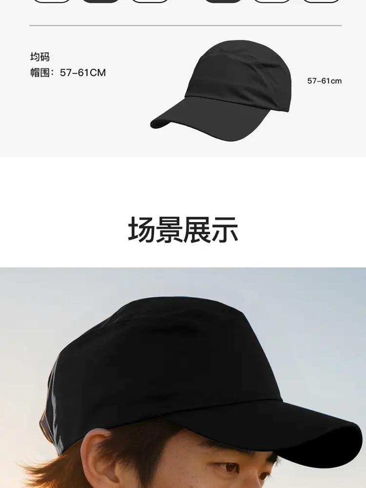 Waterproof Baseball Cap Quick Dry Lightweight Sports Cap — feature 12