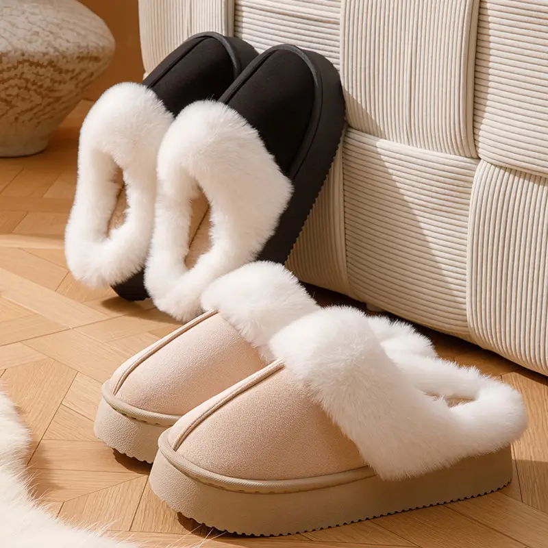 2025 Winter Warm Plush Slippers Women Non-Shedding - Image 7