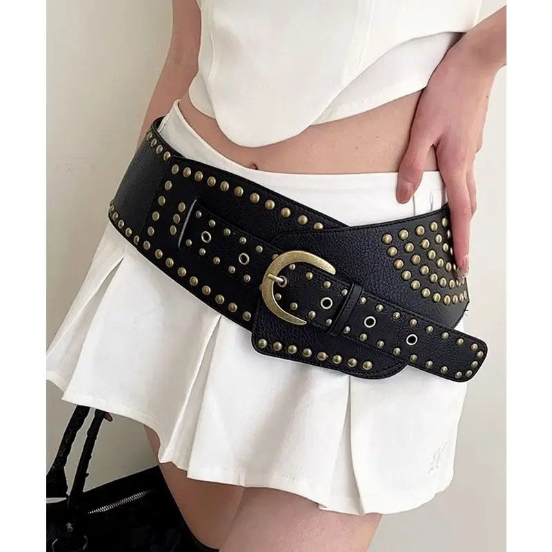 European American Cross-Border Leather Waist Chain Belt for Women — feature 4