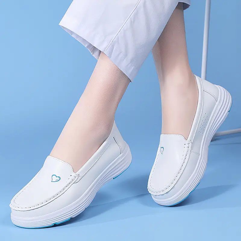 Ready-Made Nurse Shoes for Women, Soft Soles, Breathable and Not Tiring for Feet, Hospital Work Shoes, Women's Shoes, Cross-Border Foreign Trade Wholesale, Dropshipping