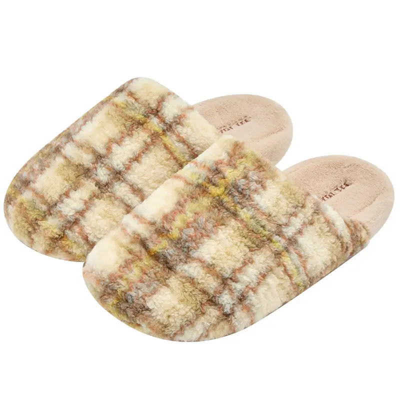 High-Quality Cotton Slippers for Women Winter 2025 New Indoor Home Warm Plush Slippers Thick-Soled Comfortable Cotton Slippers - Image 15