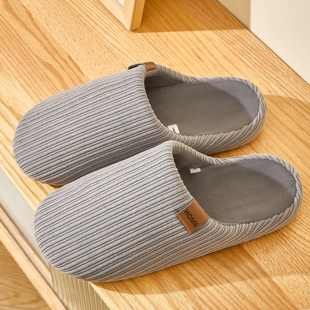 High-Quality Cotton Slippers for Women Winter 2025 New Indoor Home Warm Plush Slippers Thick-Soled Comfortable Cotton Slippers - Image 5