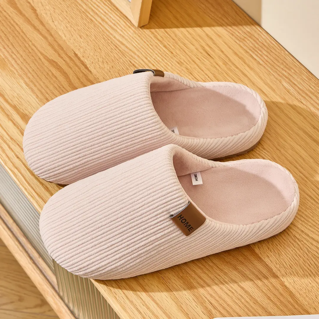 High-Quality Cotton Slippers for Women Winter 2025 New Indoor Home Warm Plush Slippers Thick-Soled Comfortable Cotton Slippers - Image 6