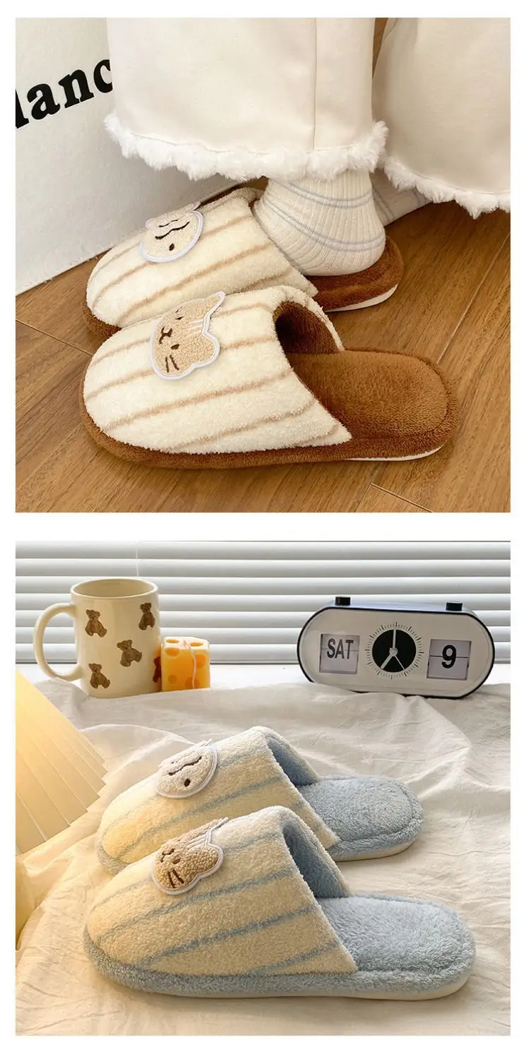 Cute Embroidered Cat Fish Head Flats for Women — feature 14