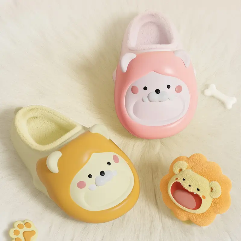 Cute Shark Cotton Slippers for Women, Winter Indoor Warm Slippers with Slight Arch Support, Waterproof and Warm, Couple's Eva Cotton Shoes for Outdoor Wear, Men's - Image 5