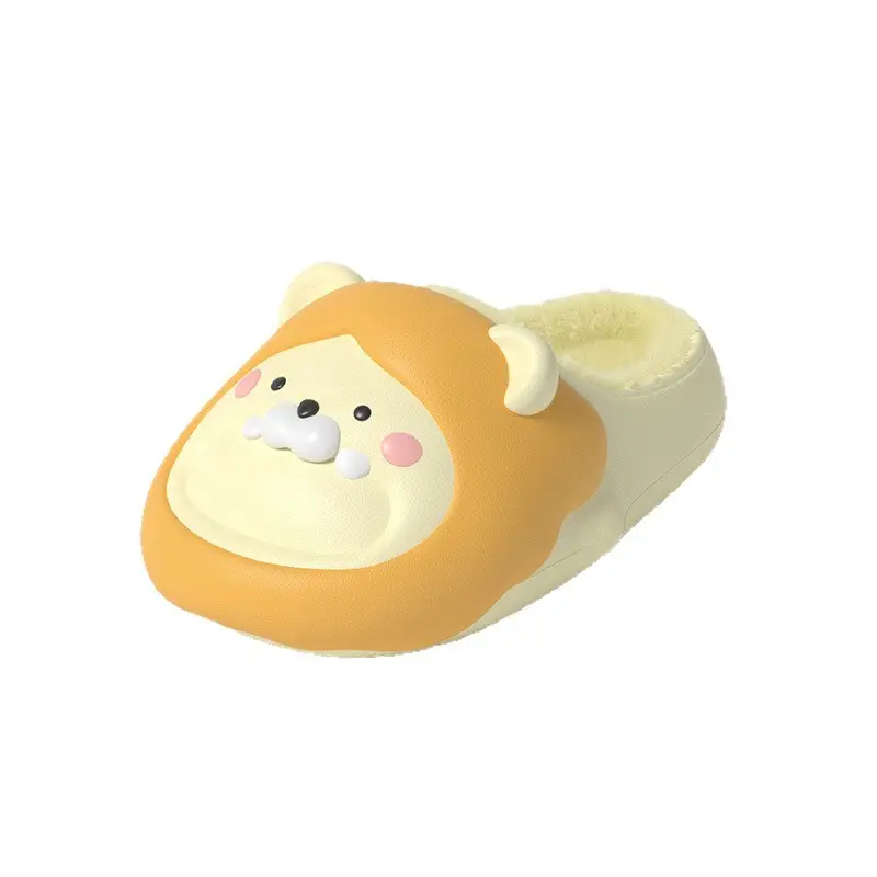Cute Shark Cotton Slippers for Women, Winter Indoor Warm Slippers with Slight Arch Support, Waterproof and Warm, Couple's Eva Cotton Shoes for Outdoor Wear, Men's - Image 9