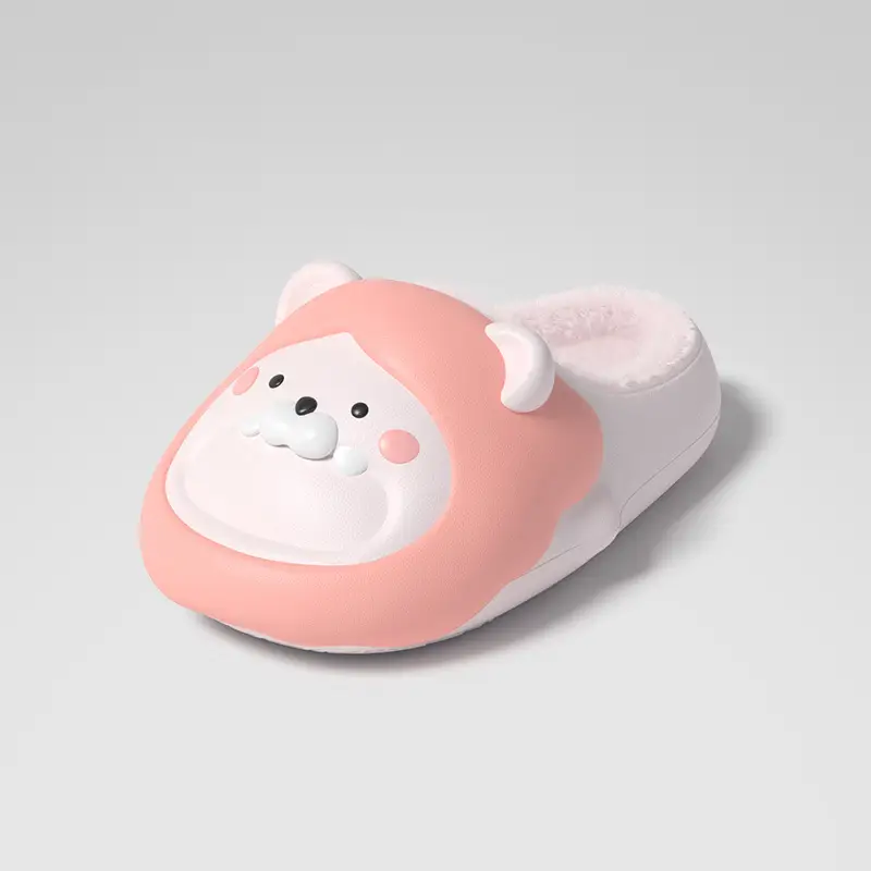 Cute Shark Cotton Slippers for Women, Winter Indoor Warm Slippers with Slight Arch Support, Waterproof and Warm, Couple's Eva Cotton Shoes for Outdoor Wear, Men's - Image 2