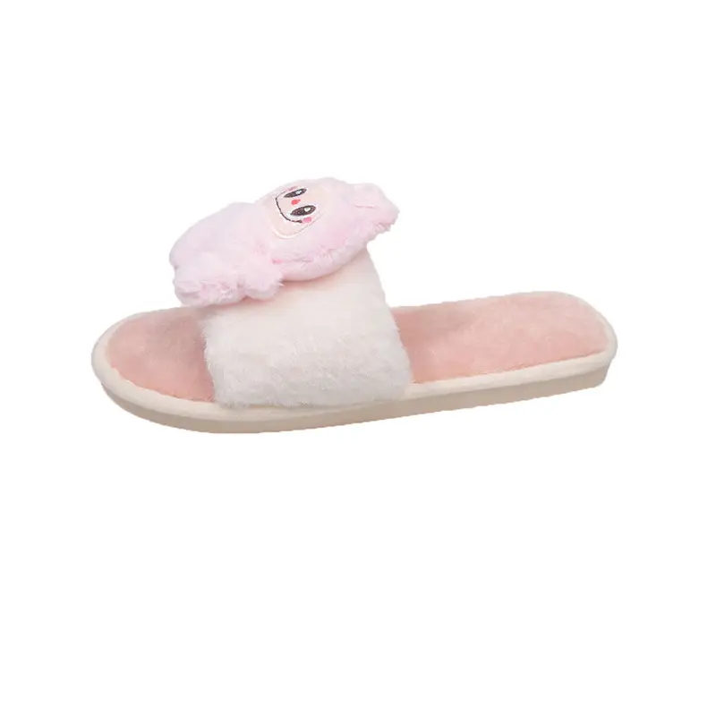 Cartoon Cotton Slippers for Women 2026 Autumn and Winter New Cute Home Children's Flat-Soled Casual Indoor Air-Conditioned Slippers - Image 9
