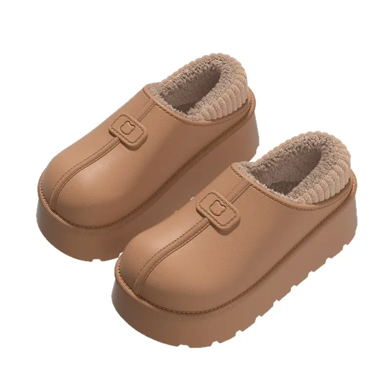 Cotton Slippers Autumn and Winter Women's Home Indoor New Eva Thick-Soled Outer Wear Plush Thickeneded Women's Cotton Shoes Wholesale - Image 8