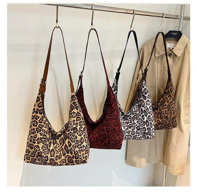 Leopard Print Korean Style Tote Bag for Office & Travel — feature 13