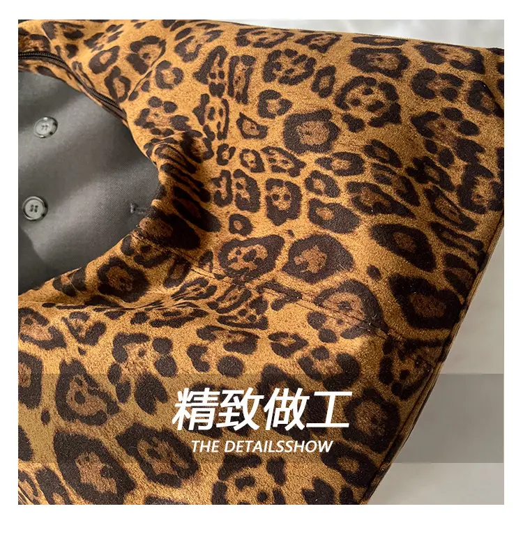 Leopard Print Korean Style Tote Bag for Office & Travel — feature 8