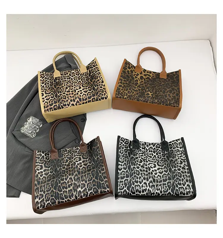 Leopard Print Large Capacity Women's Tote Bag — feature 47
