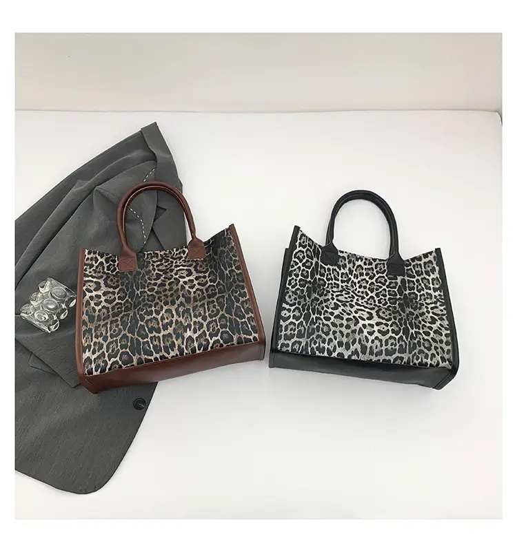 Leopard Print Large Capacity Women's Tote Bag — feature 49