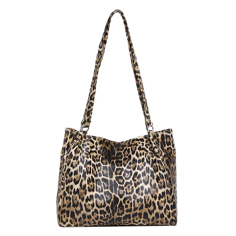 Women Leopard Print Tote Bags 2024 New Large Capacity - Image 8