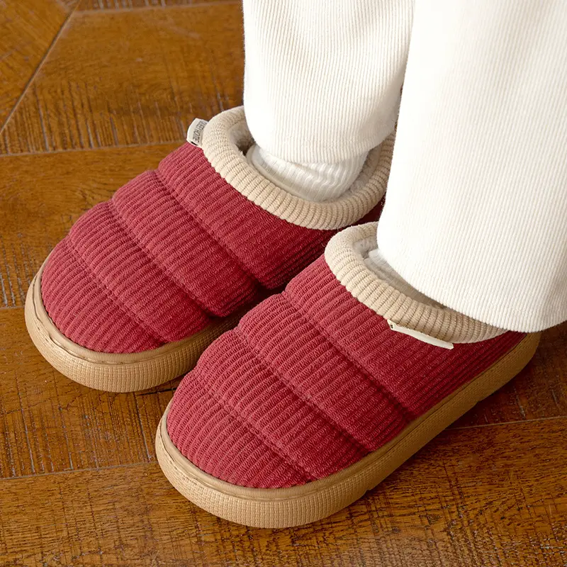 Maternity Cotton Slippers for Women, Winter 2026 New Model, Indoor Home Non-Slip, Anti-Odor, Warm, Thick-Soled Cotton Shoes for Outdoor Wear - Image 6