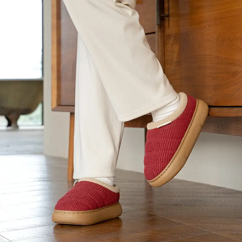 Maternity Cotton Slippers for Women, Winter 2026 New Model, Indoor Home Non-Slip, Anti-Odor, Warm, Thick-Soled Cotton Shoes for Outdoor Wear - Image 7