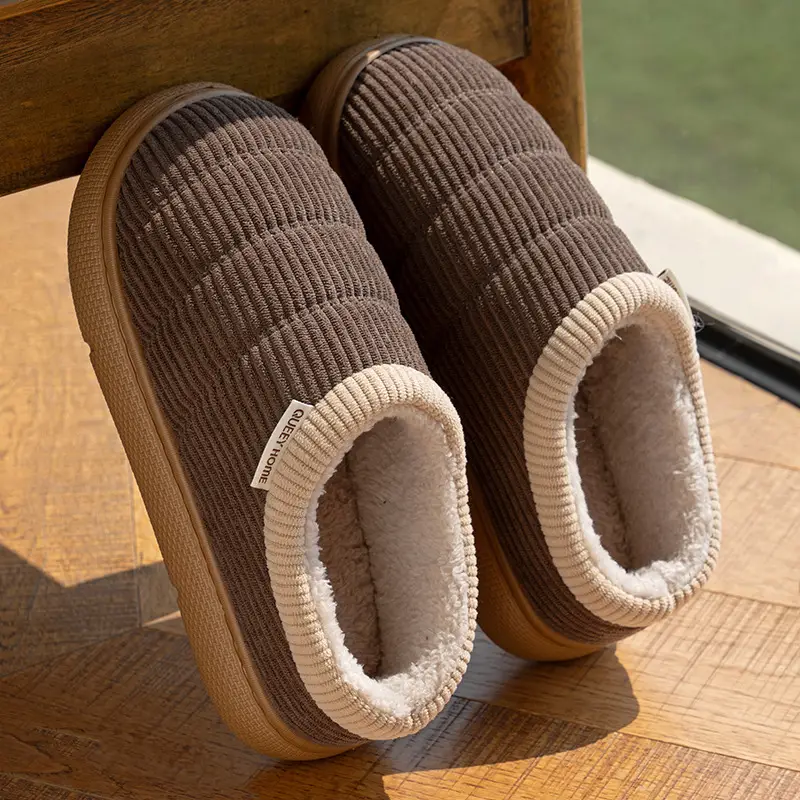 Maternity Cotton Slippers for Women, Winter 2026 New Model, Indoor Home Non-Slip, Anti-Odor, Warm, Thick-Soled Cotton Shoes for Outdoor Wear - Image 3