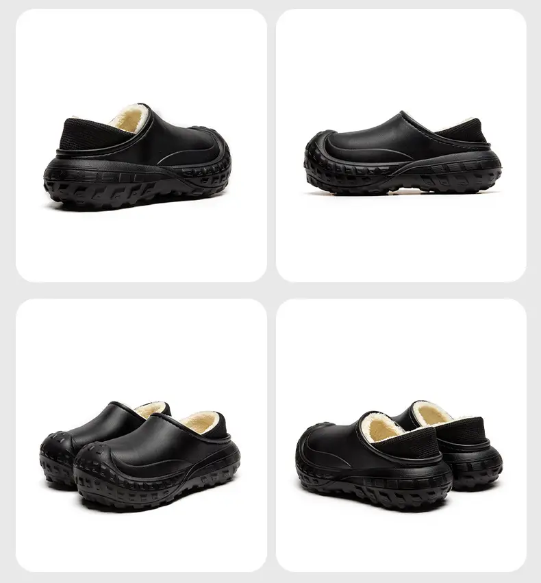 2025 Winter Cotton Slippers for Men, Warm Eva Waterproof, One-Leg Velvet Bag Heel for Women — feature 18