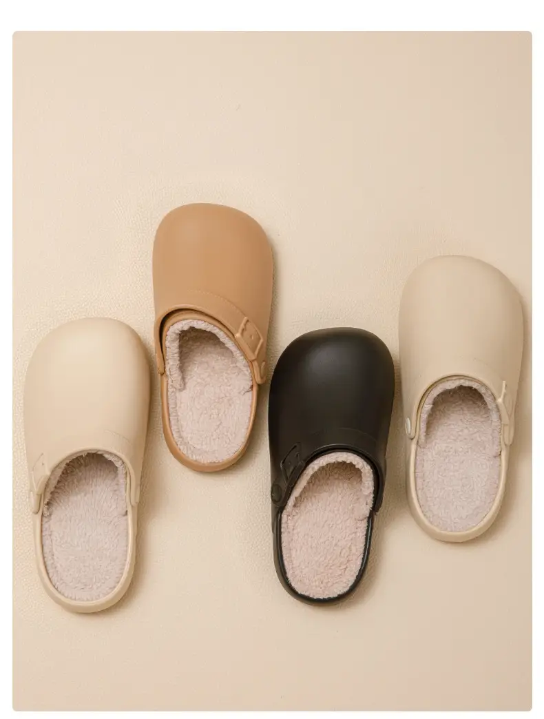Thick-Soled Cotton Slippers for Women with a Stepping-On-Clouds Feel, Winter 2026 New Model, Indoor Plush Warm Antibacterial Anti-Odor Non-Slip Cotton Slippers for Men — feature 10