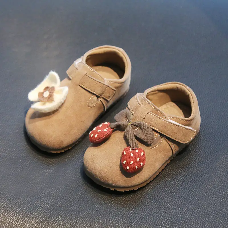 Girls Birkenstock Shoes with Heart Decor Non-Slip Sole